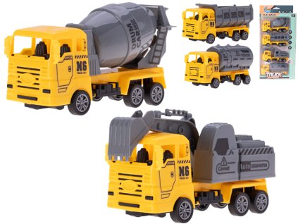 32999 sada stavebnich vozidel na zpetny chod 4 ks 13 cm mikro trading