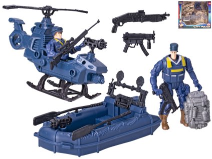 33011 policejni sada 2 vozidla figurky a doplnky mikro trading