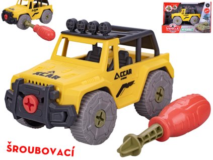 33035 sroubovaci terenni auto 13 5 cm mikro trading