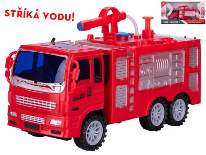 33065 hasicske auto strikajici vodu na setrvacnik 19 cm mikro trading