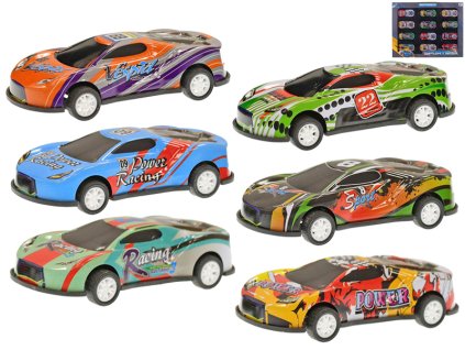 33080 kovove zavodni auto na zpetny chod 8 5 cm 12 ks v baleni mikro trading