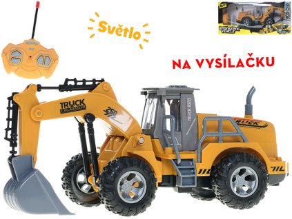 33125 rc bagr se svetlem 23 cm 27 mhz mikro trading