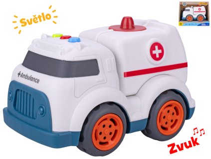 33218 ambulance se svetlem a zvukem 17 cm mikro trading