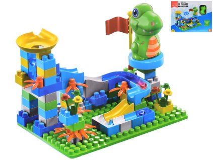 33230 stavebnice s drahou a zviratkem 91 dilku mikro trading