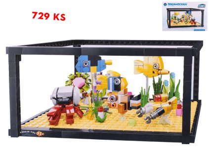 33239 stavebnice akvarium 729 dilku mikro trading