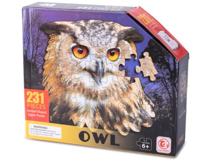 33326 puzzle sova 231 dilku 46x44 cm mikro trading