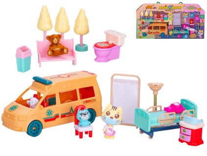 33356 herni sada zvireci ordinace s doplnky 18 ks mikro trading