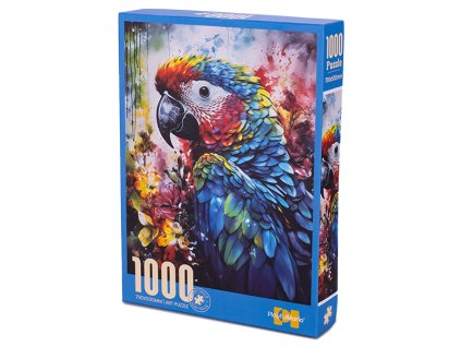 33371 puzzle papousek 1000 dilku 70x50 cm mikro trading