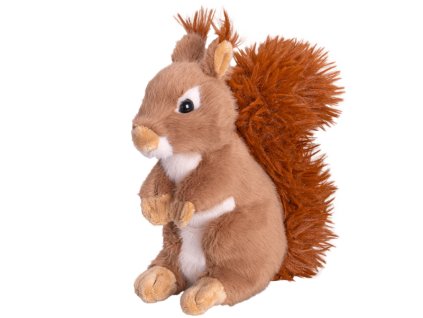 33527 plysova veverka 20 cm mikro trading