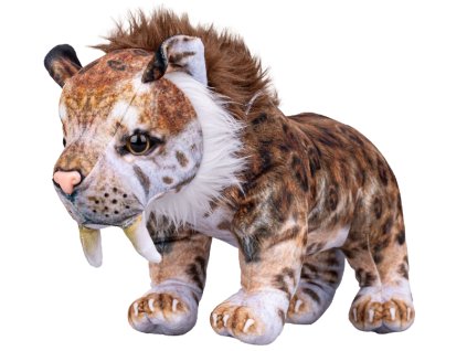 33569 plysovy savlozuby tygr 40 cm mikro trading