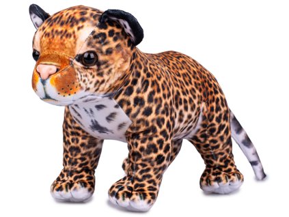 33578 plysovy levhart skvrnity 40 cm mikro trading