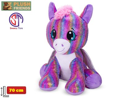 33623 plysovy pegas star sparkle 70 cm plush friends