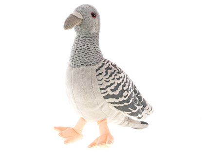 33785 plysovy holub 22 cm mikro trading