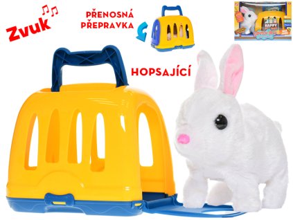 33896 skakajici kralicek se zvukem a prepravkou 17 cm mikro trading