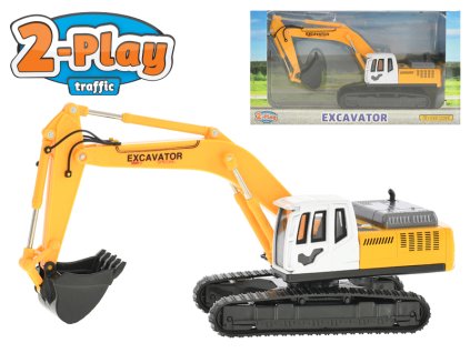 34064 kovovy bagr 22 cm 2 play