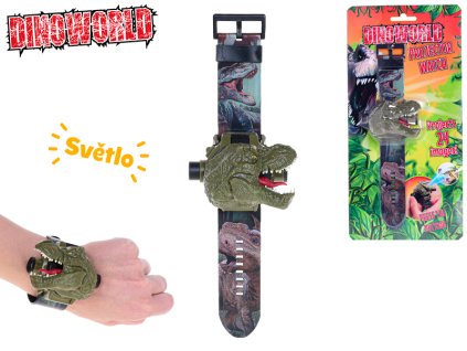 34100 detske hodinky s projektorem 24 obrazku dinoworld