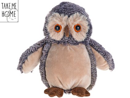 34226 plysova sova 18 cm take me home
