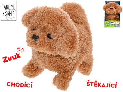 34250 chodici a stekajici pejsek 15 5 cm take me home