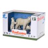 32789 2 figurka ledni medved s mladaty zoolandia