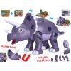 32861 magneticky dinosaurus triceratops s doplnky 28 cm mikro trading