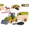 32903 sroubovaci traktor s privesem a konem 26 cm mikro trading