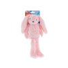 33809 2 ruzovy plysovy zajicek s dlouhyma nohama 37 cm mini club