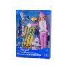 35107 panenka lyzarka s doplnky 29 cm