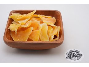 mango plátky, proslazené ovoce, sušené ovoce