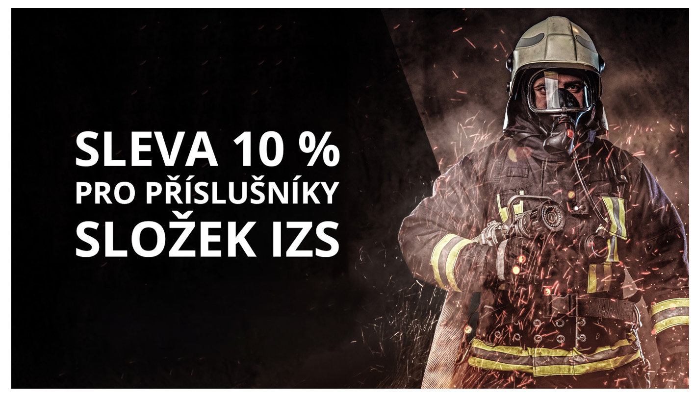 Sleva 10 % pro příslušníky složek IZS