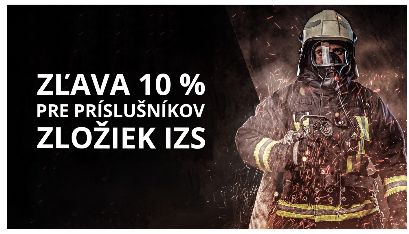 Sleva 10 % pro příslušníky složek IZS