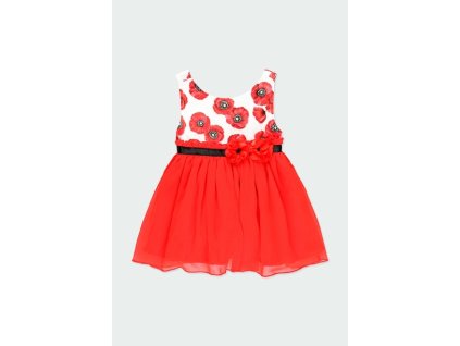 vestido cetim com gaze para o beb menina