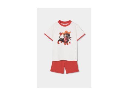 knit pyjamas short sleeves for boy bci
