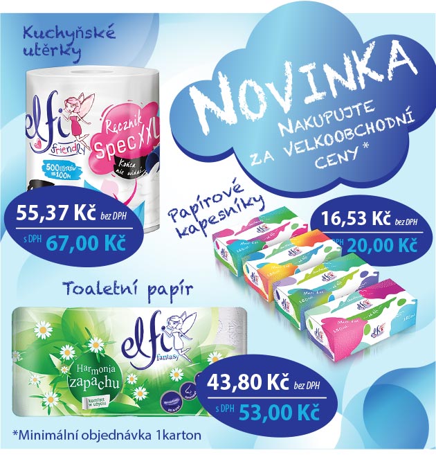 Toaletní papír a ubrousky a utěrky