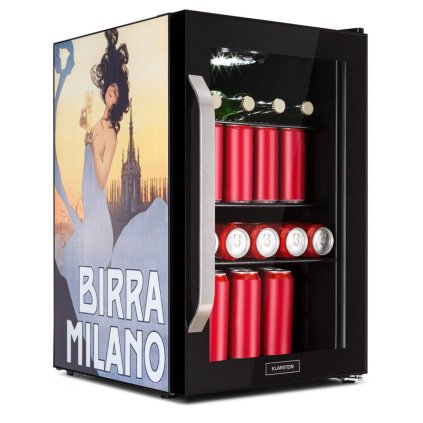 Lednice na nápoje Klarstein Beersafe 70 Birra Milano Edition, 70L