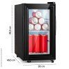 Mini lednice Klarstein Brooklyn 23 Slim, 23L
