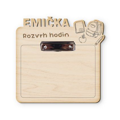 rozvrh hodin mockup