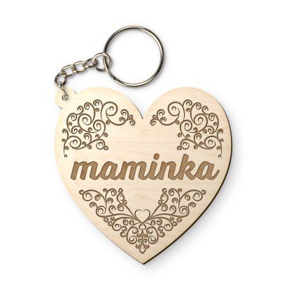 srdce 5x5cm maminka FK