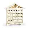 10226 dreveny adventni kalendar domecek bily s cisly