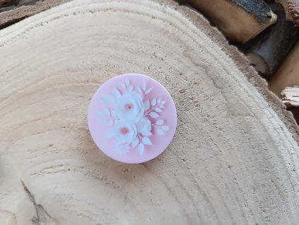 Držák Premium PopSocket na mobil Papírová květina / růžová