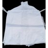 Big bag-veľkoobjemový vak 500kg 75x95x95cm s nápustným a výpustným hrdlom  Rozmer 75x95x95cm (dĺžka x šírka x výška) Nosnosť SWL 500kg 1x použitý v potravinárstve na prevoz cukru Vrch big bagu nápustný ventil (hrdlo) Dno big bagu výpustný ventil (hrdlo) 4 závesné uši  Materiál zdravotne nezávadný PP (polypropylén)  Balenie obsahuje 10ks big bagov Big Bag - veľkoobjemový vak slúži na prepravu a skladovanie sypkých alebo kusových materiálov.  Vak - big bag má na svojej vrchnej časti 4 úchyty (uši)  pre ľahkú manipuláciu pomocou zdvíhacieho zariadenia.  Vrchnú časť big bagu - nápustný ventil je možné vyrezať pre jednoduchšie ručné plnenie. Vyrezanie vrchnej časti nemá vplyv na nosnosť  a funkčnosť big bagu.  Big bag - skvelý pomocník na uskladnenie a prevoz drobných stavebných odpadov, fólií, štrku, piesku, kameniva, dreva, drobnej drviny, recyklátov, odpadu a pod.  Tieto big bagy boli 1x použité na prepravu potravinárskych komodít.   Big bagy vo výbornom stave s minimálnym znečistením.