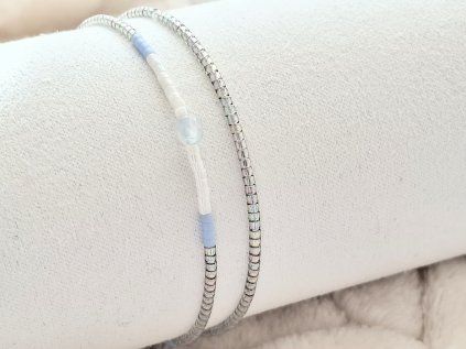 Delica Periwinkle Silver