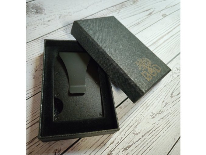 Peněženka kovová - černá