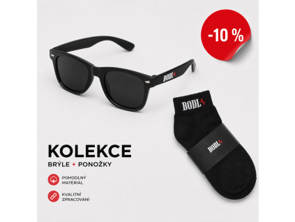 Brýle černé + ponožky