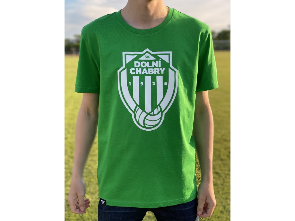Pánské tričko zelenobílé SK Dolní Chabry