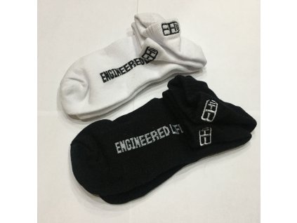 Unisex ponožky - black & white