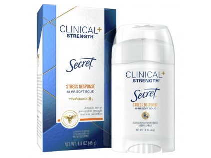 Tuhý soft deodorant Secret Clinical Strength Stress response (45 g)