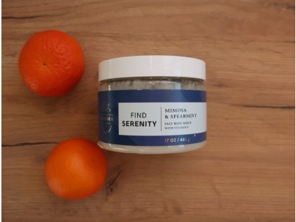 Tělový peeling se solí Aroma Mimosa Spearmint