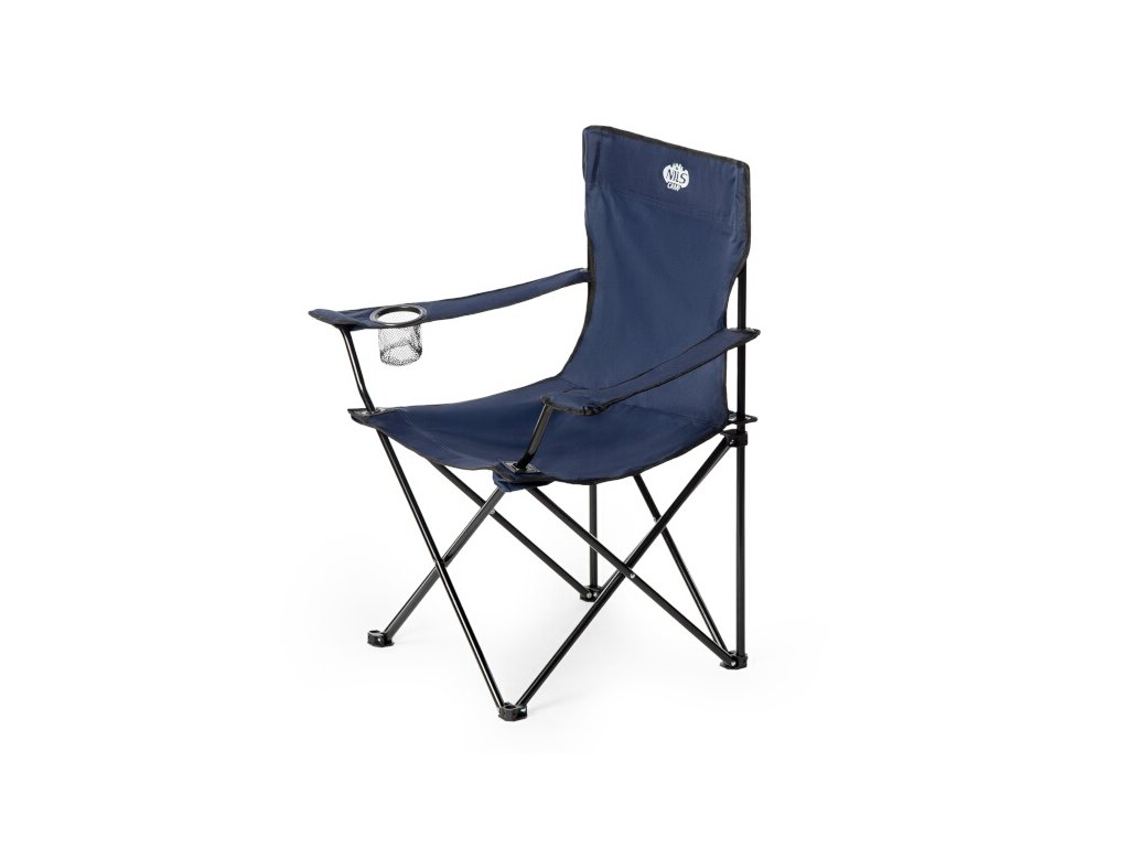Skladacia stolička NILS Camp NC3044, modrá