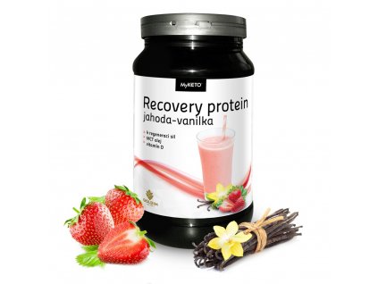 MAXI Recovery protein jahoda-vanilka 600g