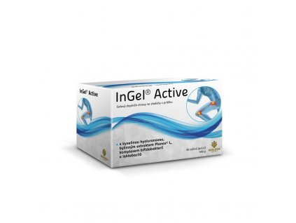 InGel Active kloubní výživa s kyselinou hyaluronovou a probiotiky 30 sáčků